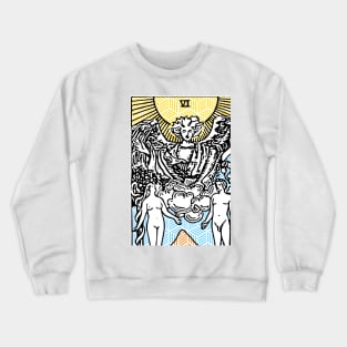 The Lovers - A Tarot Print Crewneck Sweatshirt